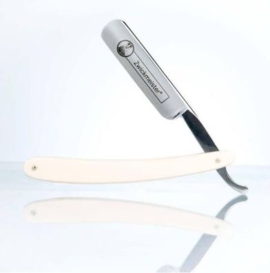 Zwickmeister Rasiermesser Bartmeister weiß 5/8