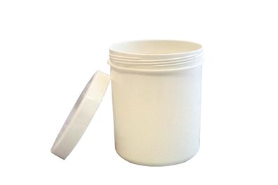 Leerdose weiß 50x500ml mit Deckel weiß