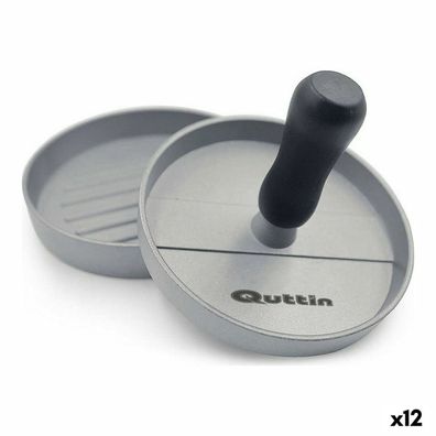 Burgerpresse Quttin Metall Silberfarben 12 x 9 cm