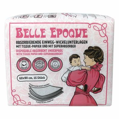 Einweg-Wickelunterlagen mit Tissue-Papier und einem Super-Absorber - Belle Epoque®