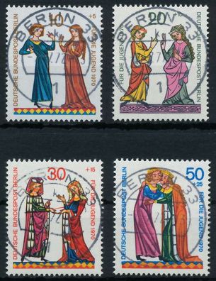 BERLIN 1970 Nr 354-357 zentrisch gestempelt X80FA5E