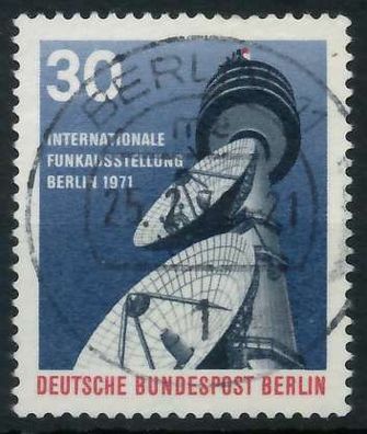 BERLIN 1971 Nr 391 zentrisch gestempelt X80FA9A