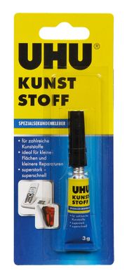 UHU Kunststoff Spezialsekundenkleber Tube 3 g