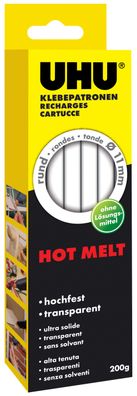 UHU Heißklebepatronen Hot Melt transparent 200g