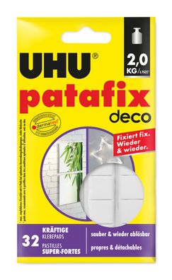 UHU patafix homedeco weiß 32 Pads