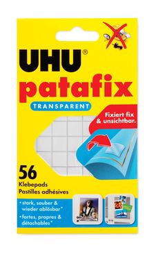 UHU patafix Klebepads transparent (56er Blister)