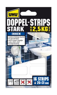 UHU Doppel Strips Stark D