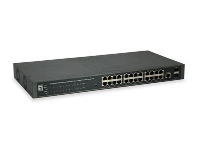 GEP-2652 - Switch - Smart - 24 x 10/100/1000 (PoE+)