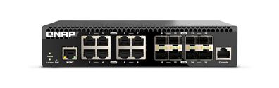 QSW-M3216R-8S8T - Switch - managed - 8 x 100/1000/2.5G/5G/10GBase-T + 8 x 10G