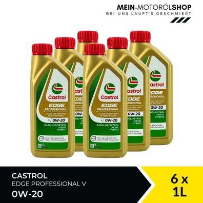 Castrol Edge Professional V 0W-20 6x1 Liter