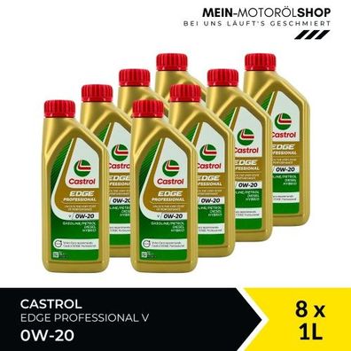 Castrol Edge Professional V 0W-20 8x1 Liter