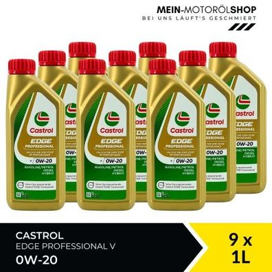 Castrol Edge Professional V 0W-20 9x1 Liter