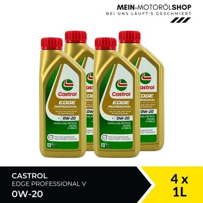 Castrol Edge Professional V 0W-20 4x1 Liter