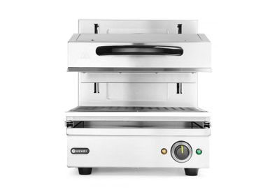 Hendi Lift-Salamander 450 Tischmodell aus Edelstahl und Krümelfach 2800W
