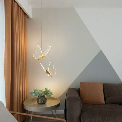 Zimmer kleiner Kronleuchter Schmetterling High-End-Nachttisch-Atmosphärenlampe