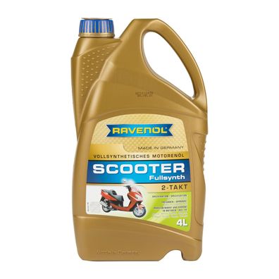 Ravenol Scooter 2-Takt vollsynthetisches Motoröl Öl 4L 4Liter API TD Vespa Kymco