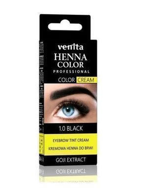 Venita Professionelle Henna Color Cream Schwarz 30g