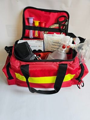 Notfalltasche M gefüllt Responder Rettungsdienst Notfall Feuerwehr V1 Tasche