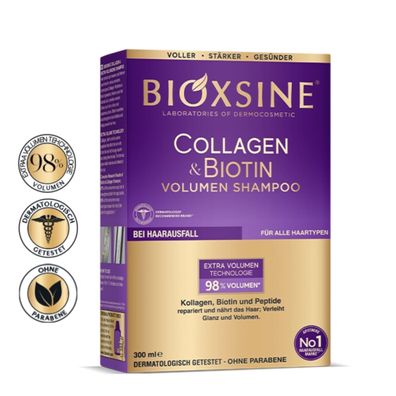 Bioxcin Collagen & Biotin Volumenspendendes Shampoo 300 ml