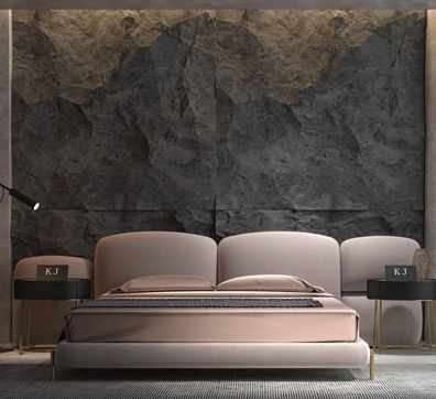 Gepolstertes Bett Schlafzimmer Betten Polster 180X200 Italienische Design Möbel