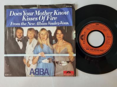 ABBA - Does Your Mother Know / Kisses Of Fire 7'' Vinyl Germany