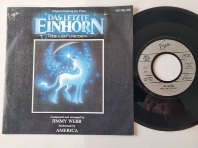 America - The last unicorn 7'' Vinyl/ OST Das letzte Einhorn/ BIG Scratch!!