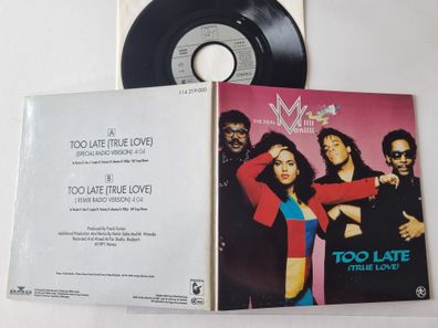 Milli Vanilli - Too late (True love) (Special Radio Version) 7'' Vinyl PROMO