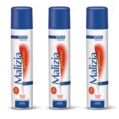 Malizia giovani Haarspray Haarlack 3x 250 ml haarstyling