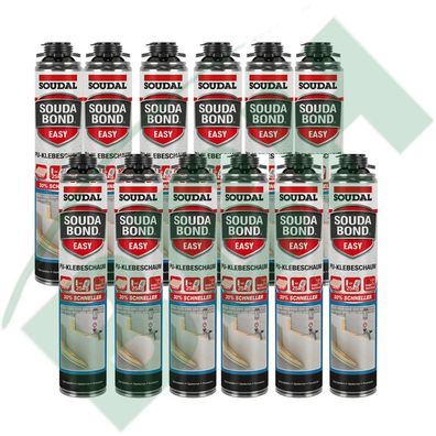 SOUDAL Dämmstoffkleber Soudabond Easy Klebeschaum 12 x 800 ml