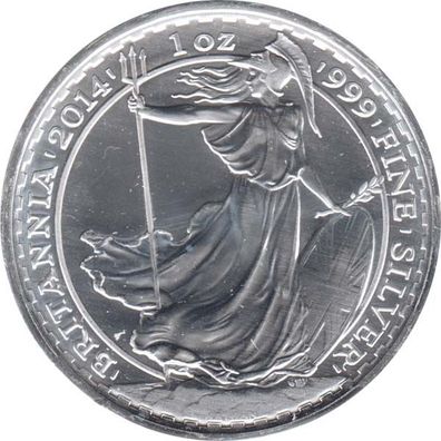 Großbritannien 2014 - Britannia 1 Oz Silber*