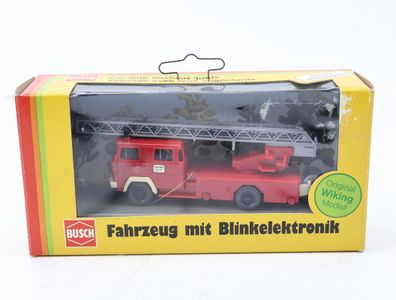 Busch Wiking H0 5621 Modellauto Feuerwehr Leiterwagen Magirus 1:87 / Licht