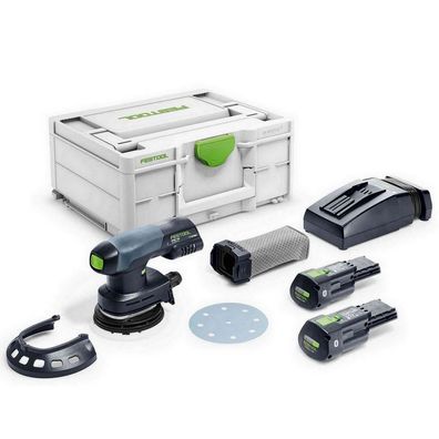 Festool Akku Exzenterschleifer Schleifer Ladegerät ETSC 125 3,0 I-Plus 577694