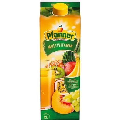 Multivitamin Mehrfruchtnektar Vegan Pfanner Österreich je 2 L - 3 Varianten