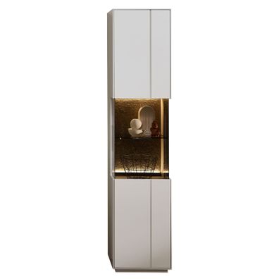 Vitrine Coben 2 Sahara Creme 45x204x40 cm Glasvitrine LED