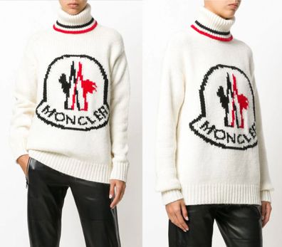 Moncler GAMME ROUGE Cashmere JUMPER Sweater Rollkragen Pullover STRICK-PULLI XXS