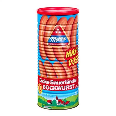 Dicke Sauerländer Bockwurst "Maxi Dose" 10x90g