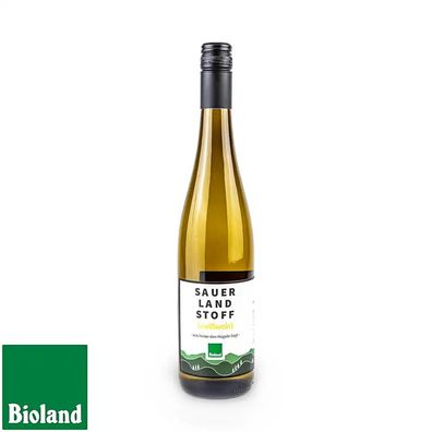 Bioland Sauerlandstoff Weißwein feinherb