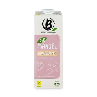 Bio Mandeldrink ohne Zucker