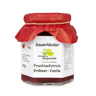 Erdbeer-Vanille Fruchtaufstrich