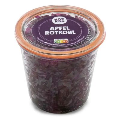 Apfel-Rotkohl eingelegt