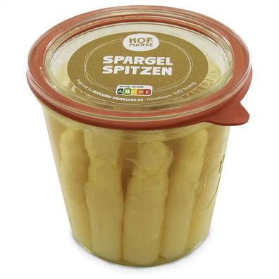 Spargel-Spitzen eingelegt