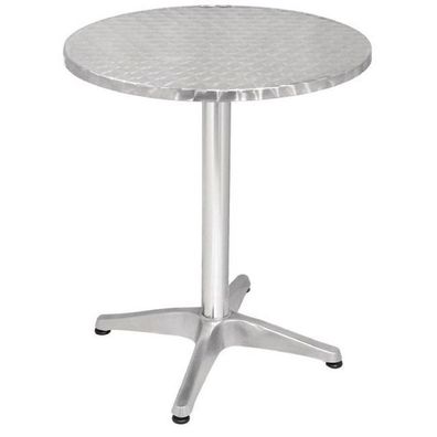 Bolero Runder Bistrotisch Edelstahl, 1 Bein 60Cm