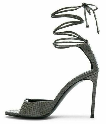 STELLA Mccartney ANKLE TIE HEELS MIT Schnürung Sandals PUMPS SCHUHE SHOES 35.5