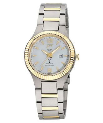 ETT Eco Tech Time Damen Funk-Solaruhr Everest Lady Zweifarbig ELT-11672-12M