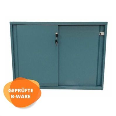 2 Stück • Bisley Schiebetürenschrank Glide, 1 Fachboden, 2 OH, Metall, Doulton