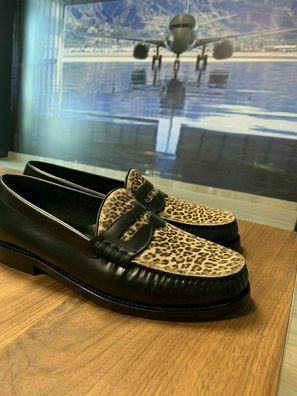 CELINE LUCO TIGER LEO Loafers Slippers Halbschuhe Mokassins SCHUHE SHOES NEW 36