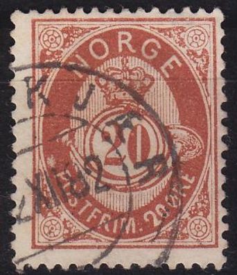 Norwegen NORWAY [1882] MiNr 0040 ( O/used ) [01]