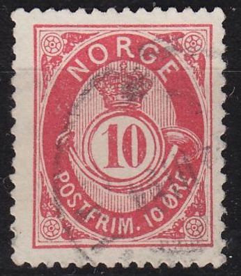 Norwegen NORWAY [1886] MiNr 0045 ( O/used )