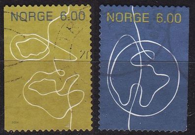 Norwegen NORWAY [2004] MiNr 1488-89 ( O/used )