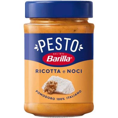 Barilla Pesto Ricotta-Käse a Ricotta e Noci mit Walnüssen 190g - 3 Varianten